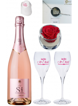 Coffret Saint-Valentin Champagne, Vin, Chocolat . . . - Chai N°5