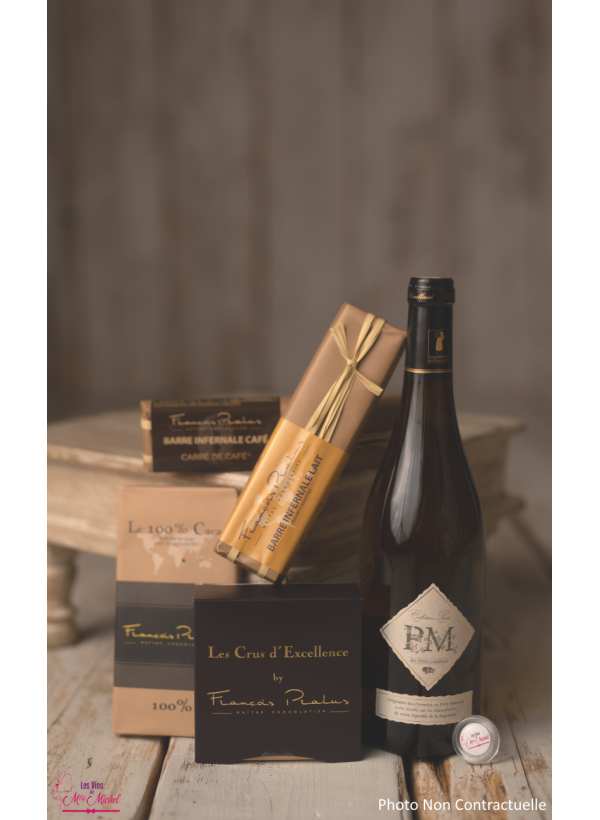 Coffret cadeau vin et chocolat