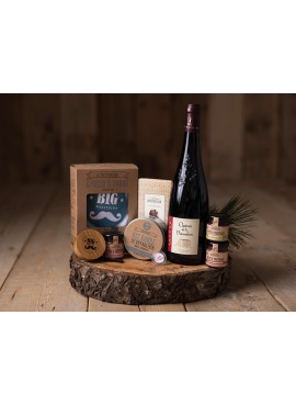 Coffret cadeau de Noël Original homme pas cher amateur de vin barbu