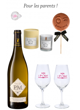 coffret cadeau naissance original vin champagne