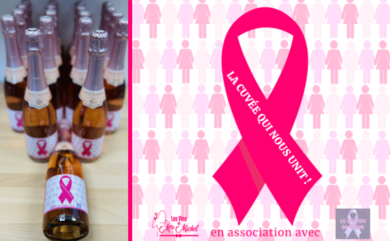 Les Vins de Mlle Michel en Action pour Octobre Rose 